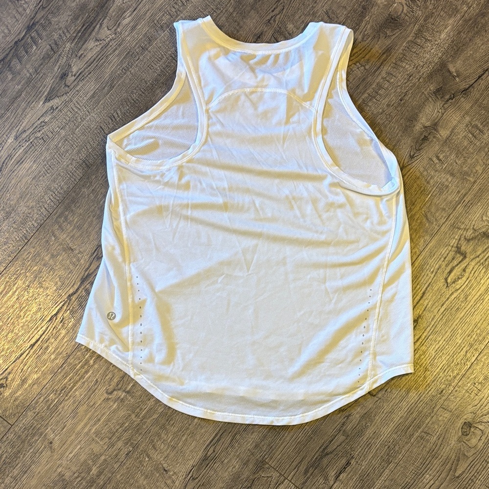Lululemon Athletica White Tank Top